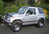 Click to see a larger shot of the humble little Geo Tracker, without which this dream would not be possible