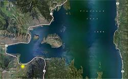 Big Arm Bay on out to Wild Horse Island on Flathead Lake